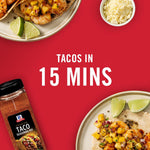 McCormick Taco Seasoning Mix, 24 oz, Premium, No MSG, No Artificial Flavors, For Tacos, Nachos, Fajitas