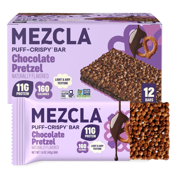 Mezcla Puff-Crispy Plant Based Protein Bars Variety Pack