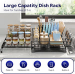 Expandable Dish Drying Rack for Kitchen Counter