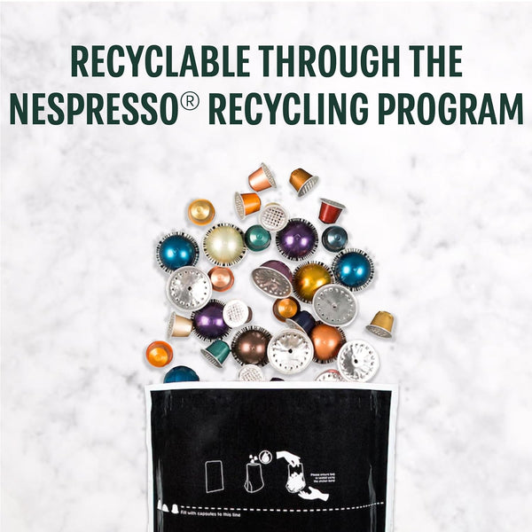 Starbucks Iced Blond Roast Coffee Pods for Nespresso Vertuo Machines, 32-count