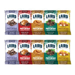 Laird Superfood Functional Protein Bars, 10g Plant-Based Protein, 6g Fiber, 5 Flavor Variety Pack, 10 Count