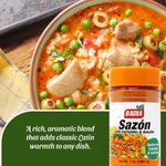 Badia Sazon with Coriander and Annatto Seasoning, 7 oz, Perfect Blend for Latin Inspired Dishes