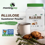 Morning Pep Allulose Sweetener 4 lb - Zero Calorie, Non-GMO, Keto, Kosher Sugar Alternative