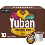 Yuban Traditional Roast Medium Roast K-Cup Coffee Pods, 10 count box, Keurig compatible
