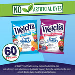 Welch's Fruit Snacks, Mixed Fruit & Berries 'N Cherries Snack Box, Gluten Free, 0.8oz Snack Packs (Pack of 60)