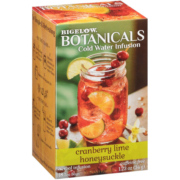 Bigelow Botanicals Cold Water Infusion Herbal Tea Variety Pack, 18 Count Box, 6 Pack