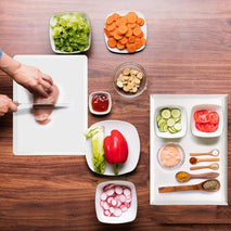 Disposable cutting boards 30 count for kitchen and commercial use