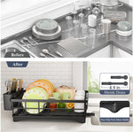 Large capacity dish drying rack with rust resistant material