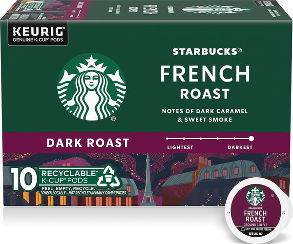 Starbucks K-Cup Coffee Pods, Dark Roast, 60 Count, Keurig Compatible