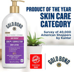 Gold Bond Age Renew Crepe Corrector Body & Face Lotion, 14 oz, Replenishing Smoothing Formula, Fragrance Free, Dermatologist Tested