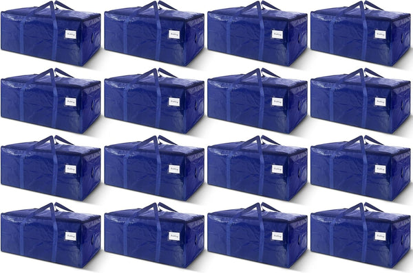 Extra Heavy Duty Large Moving Bags with Strong Zipper & Carrying Handles