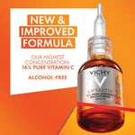 vichy liftactiv vitamin c serum 20ml face brightening pure vitamin c + hyaluronic acid + vitamin e
