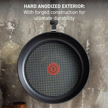 T-fal Ultimate Hard Anodized Nonstick Fry Pan Set 2 Piece, Oven Broiler Safe
