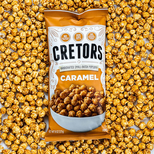 G.H. Cretors' Caramel Corn, 8 Oz, Pack of 6, Gluten Free, Kosher