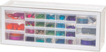 24-Drawer Plastic Storage Organizer for Small Parts and Tools