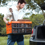 45L Collapsible Milk Crates 3 Packs for Storage and Organization