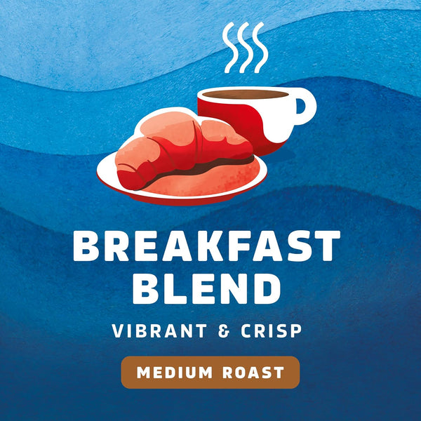 Seattle's Best Coffee, Medium Roast K-Cup Coffee Pods, Breakfast Blend, 100% Arabica, 6 Boxes