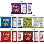 Doritos Flavored Tortilla Chips Variety Pack with 40 Bags in Different Flavors