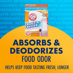 Arm & Hammer Baking Soda Fridge-n-Freezer Odor Absorber, 14 oz, Pack of 12