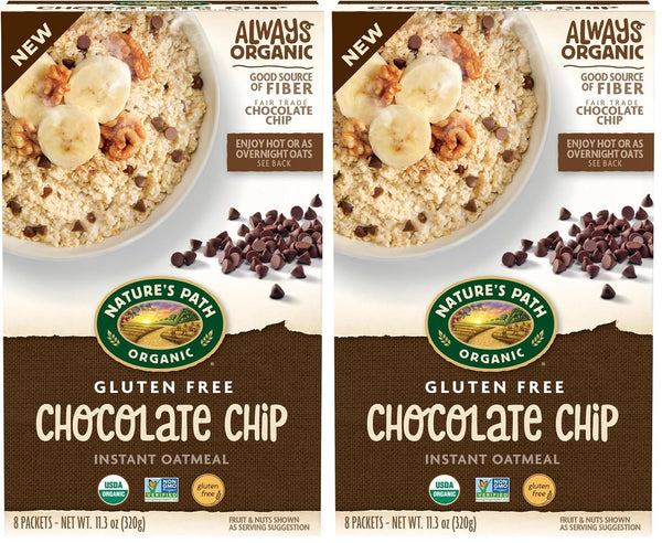 Nature's Path Organic Brown Sugar Maple Instant Oatmeal, 11.3 oz (Pack of 6), Gluten Free, Non-GMO