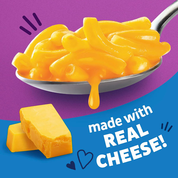Annie's Organic Pasta Macaroni and Cheese with Real Cheddar, Quick Family Meal or Snack, 6 oz