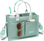Canvas Tote Bag for Women,Women's Bags Crossbody Bags Work Laptop Tote Bag Large Handbags Purse for Travel Nurse Teacher