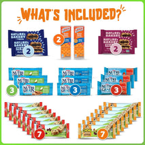 Bulk Granola Bars Variety Pack for Office Snacks and Breakfast