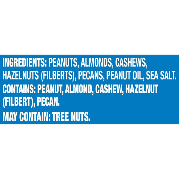 PLANTERS Lightly Salted Mix Nuts - 15 Oz Canister, Plant-Based Protein, Party Snack