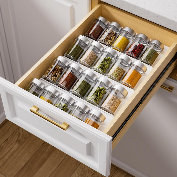 Clear Acrylic Spice Drawer Organizer for Kitchen