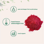 Organic Dragon Fruit Powder, 10oz, 100% Natural, Freeze-Dried, Non-GMO, Vegan Friendly