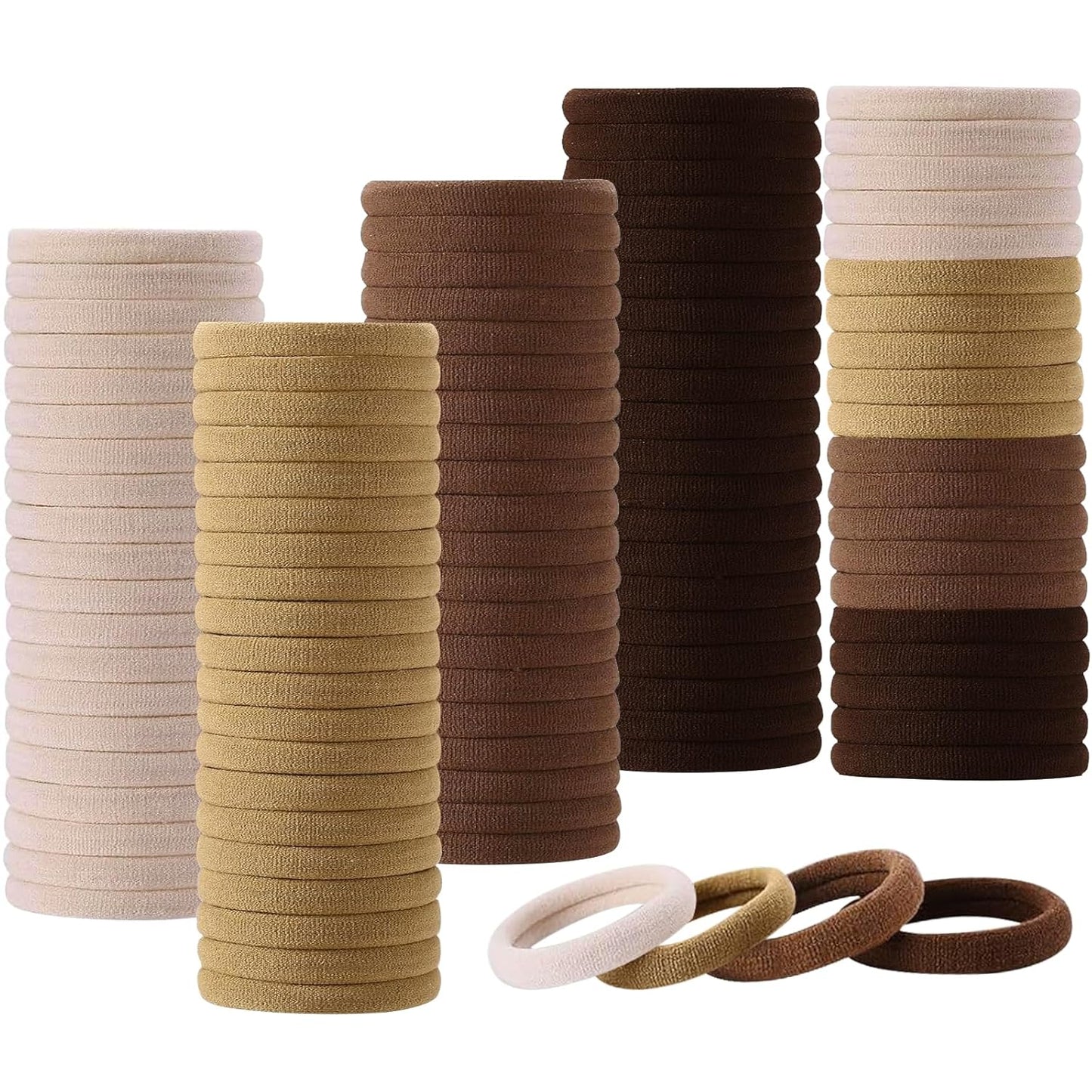 200PCS Small Hair Ties,No Crease Baby Hair Ties,Elastic Hair Ponytail Holder Hair Accessories for Baby Girls Infants Toddlers Kids