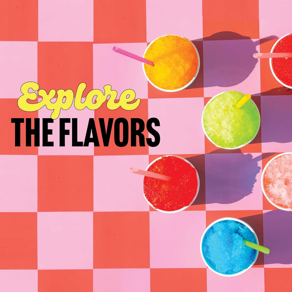 6-pack hawaiian shaved ice syrup assortment, dye-free flavors for shaved ice, snow cones, slushies, sodas, and more