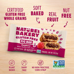 Gluten-free fig bars with real fruit and non-GMO ingredients in a twin pack