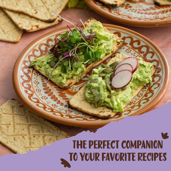 Sanissimo Salmas Chia & Flaxseed, 40 Packs of 3 Crackers, Oven Baked Corn Crackers, Gluten Free, Non-GMO, Kosher Certified