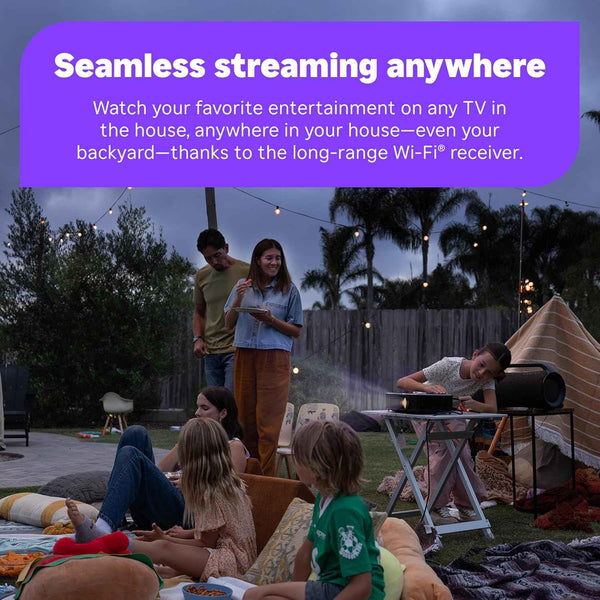 Roku Streaming Stick 4K - 4K TV Streaming Device with Voice Remote and Long-Range Wi-Fi