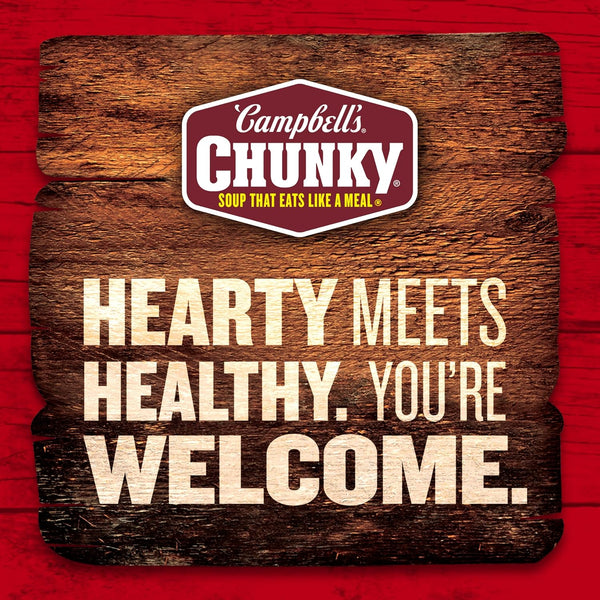 Campbell's Chunky Healthy Request Roasted Chicken Soup, 12-Pack, 18.6 Oz Cans with Vegetables