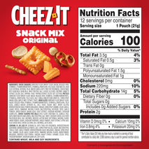 Cheez-It Snack Mix, 9oz Box, 12 Packs, Classic Flavor