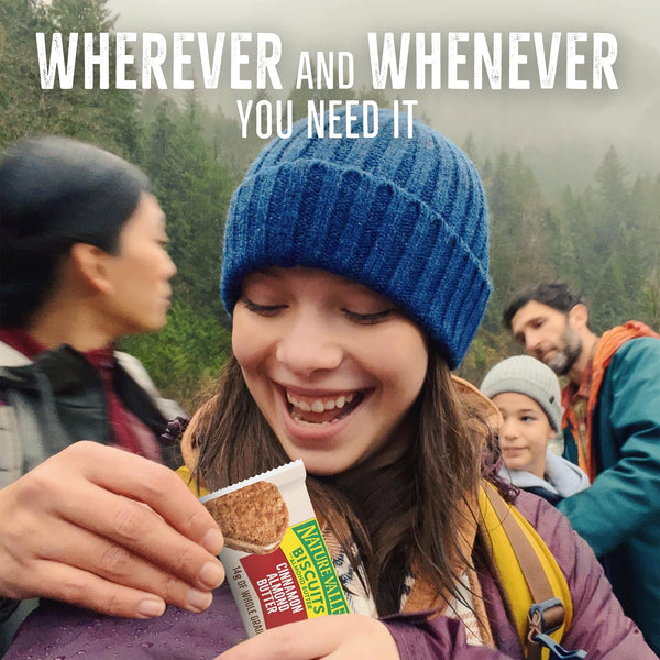 Nature Valley Cinnamon Almond Butter Biscuit Sandwiches, 10 Bars, 13.5 oz, Pack of 6