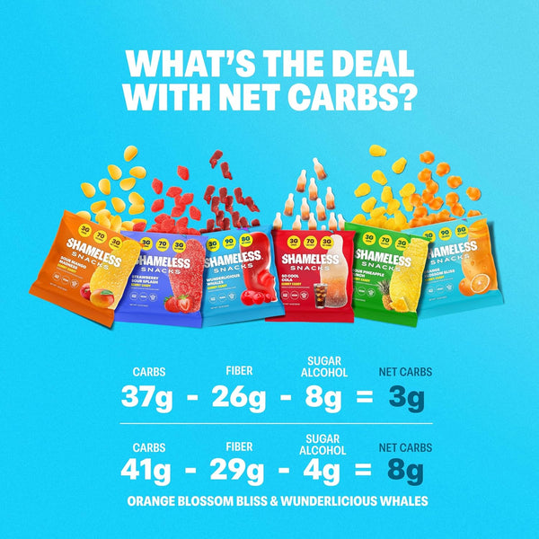 Shameless Snacks Candy Carnival vegan gluten-free low-sugar snacks variety pack