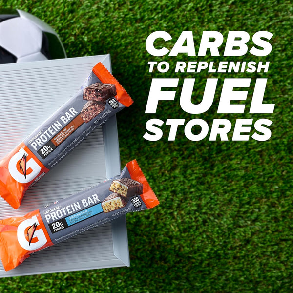 Gatorade Whey Protein Bars Cookies & Crème Pack of 12
