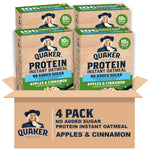 QUAKER Instant Oatmeal, USDA Organic, Non-GMO Project Verified, 3 Flavor Variety Pack, Individual Packets, 32 Count (Pack of 1)