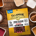 Tillamook Country Smoker Zero Sugar Beef Jerky, Original, 6.5 Ounce