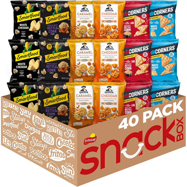 Frito-Lay Baked & Popped Mix Variety Pack, 40 single serve bags