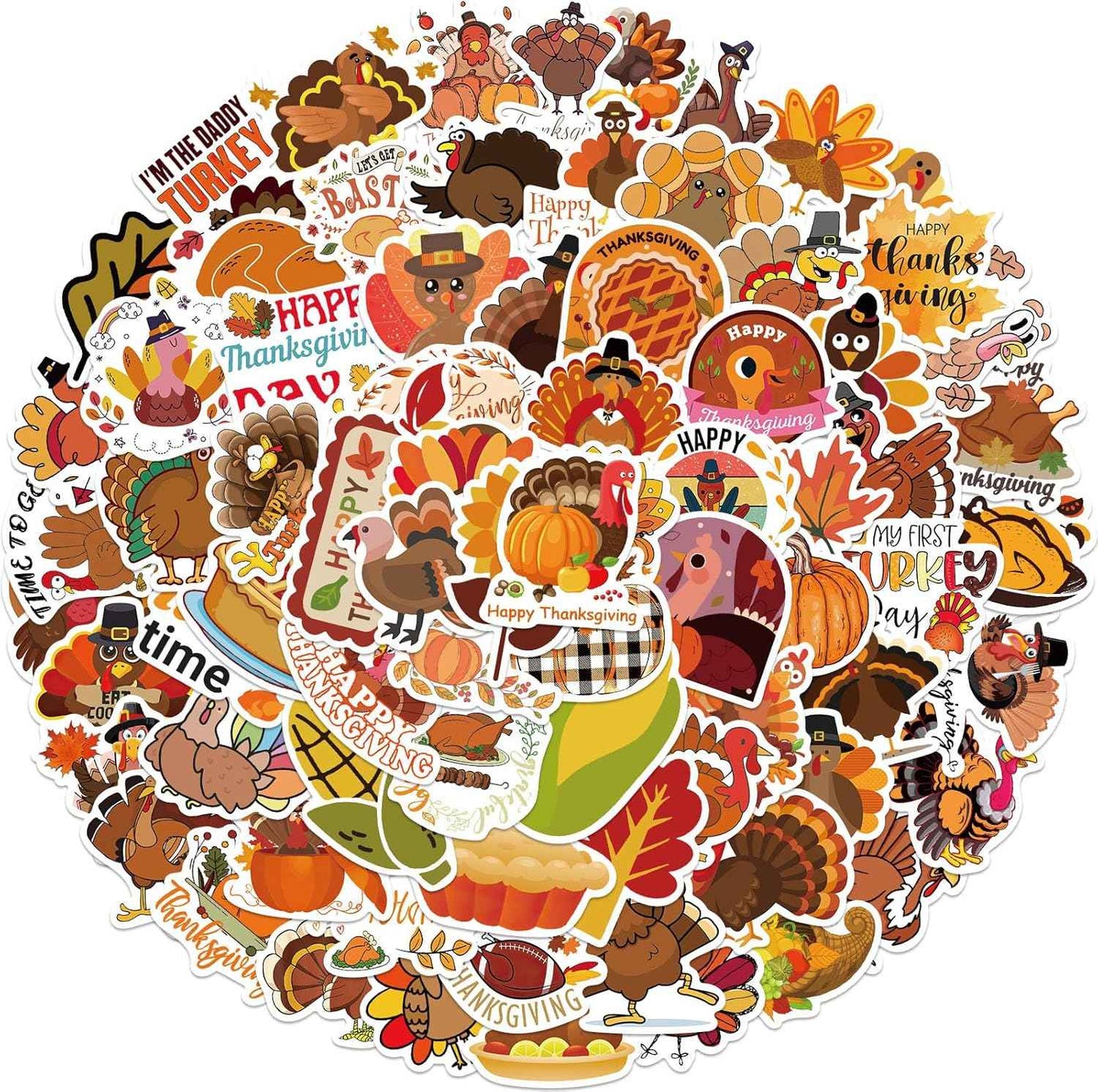 JULBEAR 200PCS Christmas Stickers, Non-Repeating Vinyl Holiday Party Stickers for Water Bottles, Cards, Scrapbooking Crafts Christmas Decorations Party Favors, Christmas Gifts for Kids Teens Adults