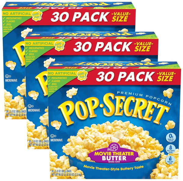 Pop Secret Kettle Corn Microwave Popcorn 12 Count Box