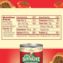 Chef Boyardee Overstuffed Beef Ravioli, 15 oz, 12 Pack, Ready-to-Eat Meals, Convenience Foods, Beef Ravioli