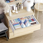 12-piece drawer organizer set for nursery, bedroom, and closet storage