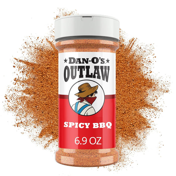 Dan-O's Outlaw Butter Dust Seasoning 6.9 oz - Sugar Free Zero Calorie Dry Spice Blend for Chicken Vegetables Popcorn