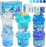 6 Pack Slimes, Pink Slime Kids, Cloud Slime kit for Girls Ages 8-12, Toys for Girls and Boys, for Kids Slime Set Party kit Goodie Bag Stuffers, 4 5 6 7 8 9 10 Year Old Girl Birthday Gift Cute Stuff