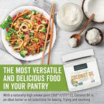Viva Naturals Unrefined Cold-Pressed Extra Virgin Coconut Oil 16 fl oz, USDA Organic & Non-GMO